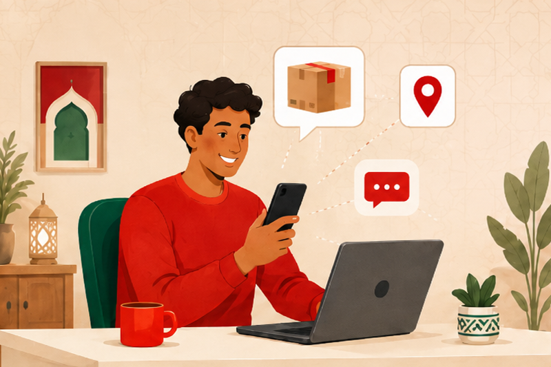 Request a quote - Person using phone/laptop